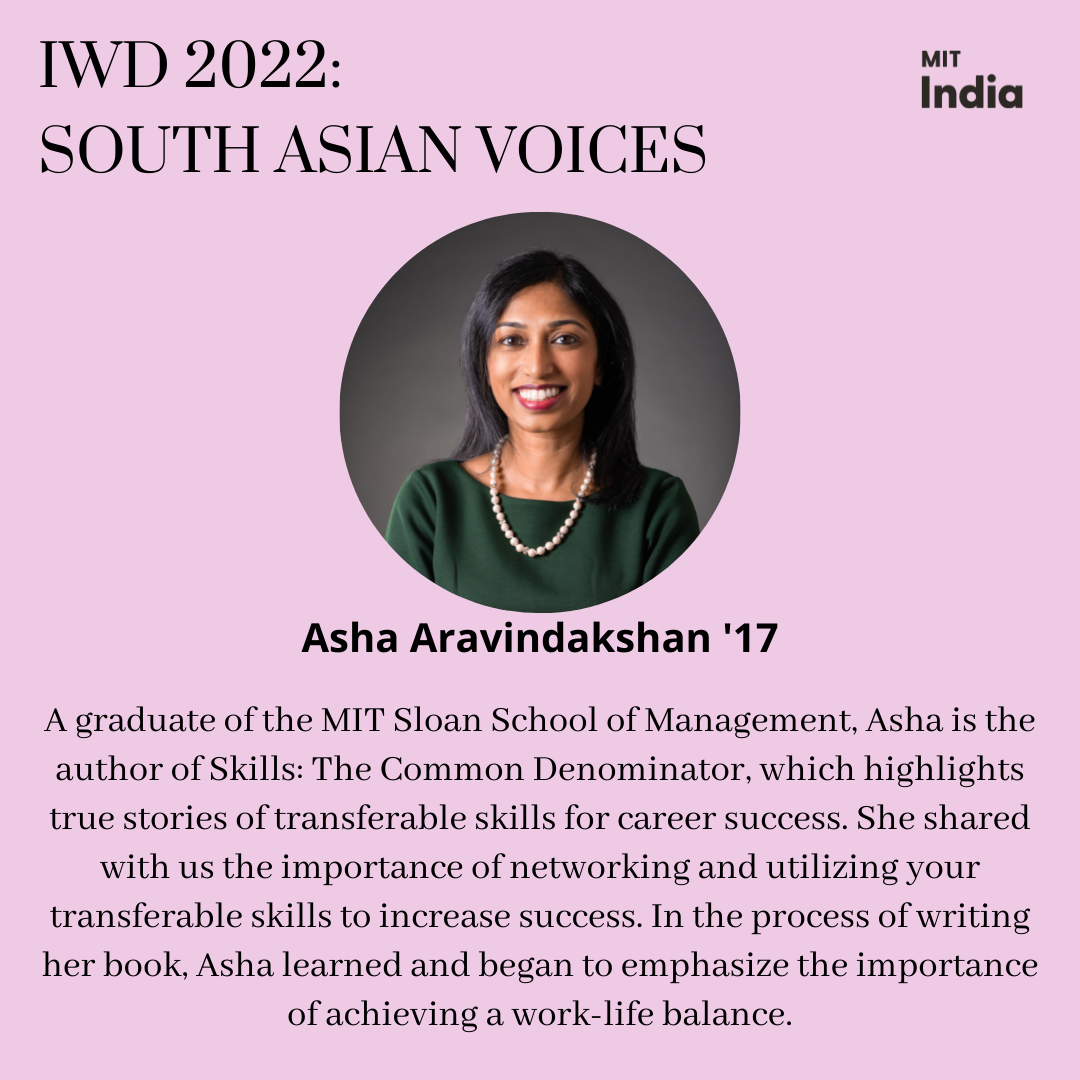 IWD 2022: South Asian Voices Poster