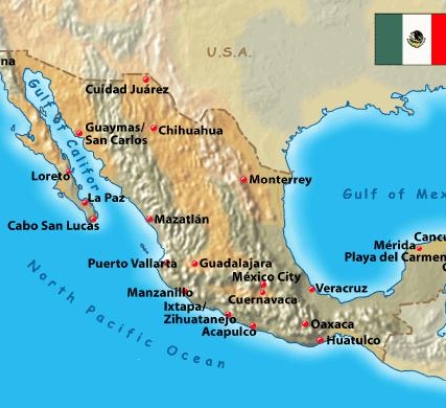 Mexico map