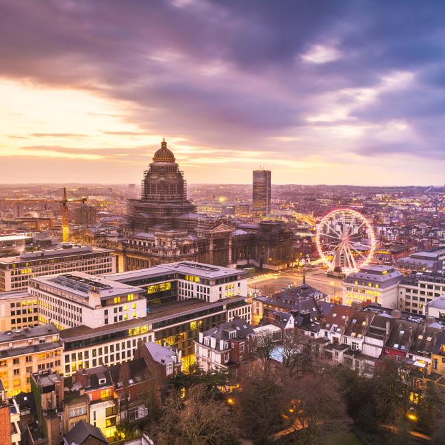 Belgium cityscape