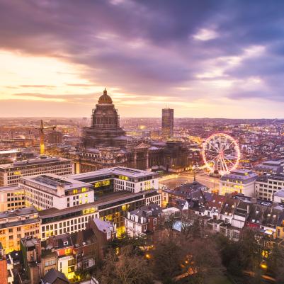 Belgium cityscape